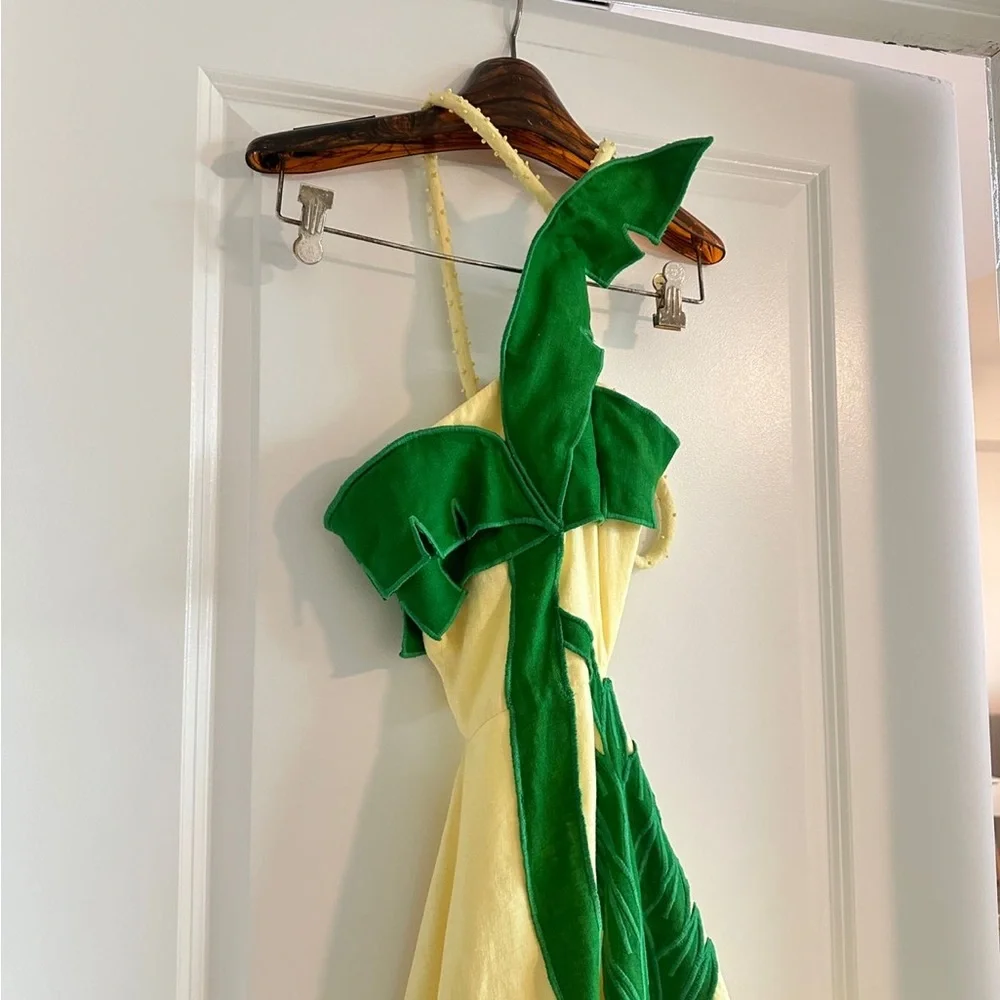 Farm Rio Palm Tree Cutwork Midi Dress - Picture 2 of 9